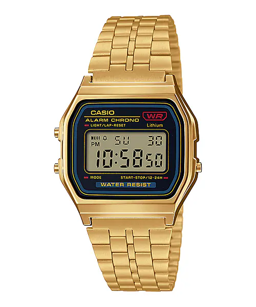 Casio Vintage | Gold with Black Dial - SoleFAB